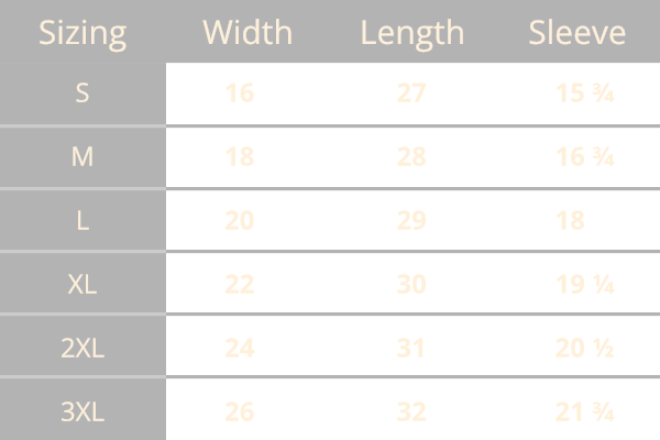 Gildan&nbsp;640 Sizing